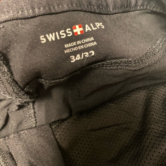 Swiss Alps Mens Performance Pants Black 34x32 - Picture 5 of 6